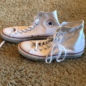 High Top White Converse